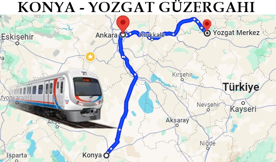 Güzergah Konya Yozgat