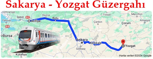 Güzergah Sakarya Yozgta